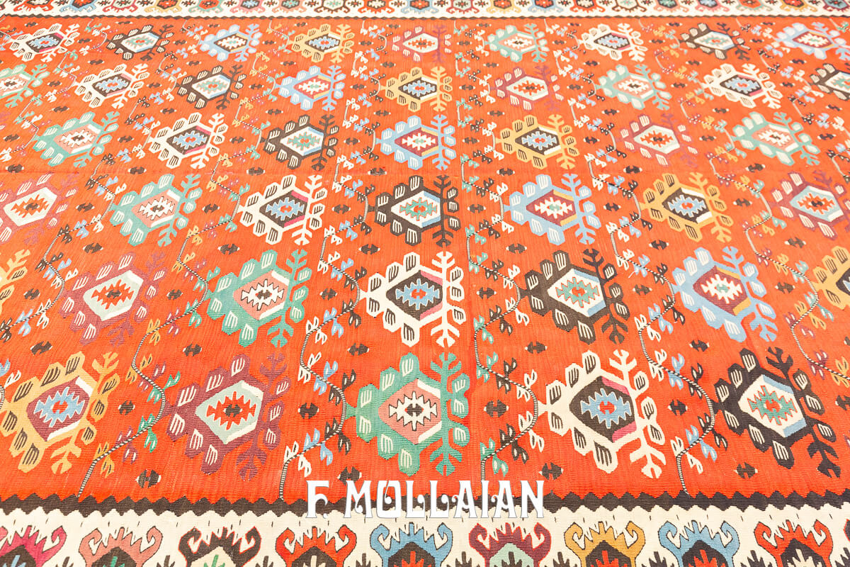 Kilim Rug Shirwan Red Field n°:5859